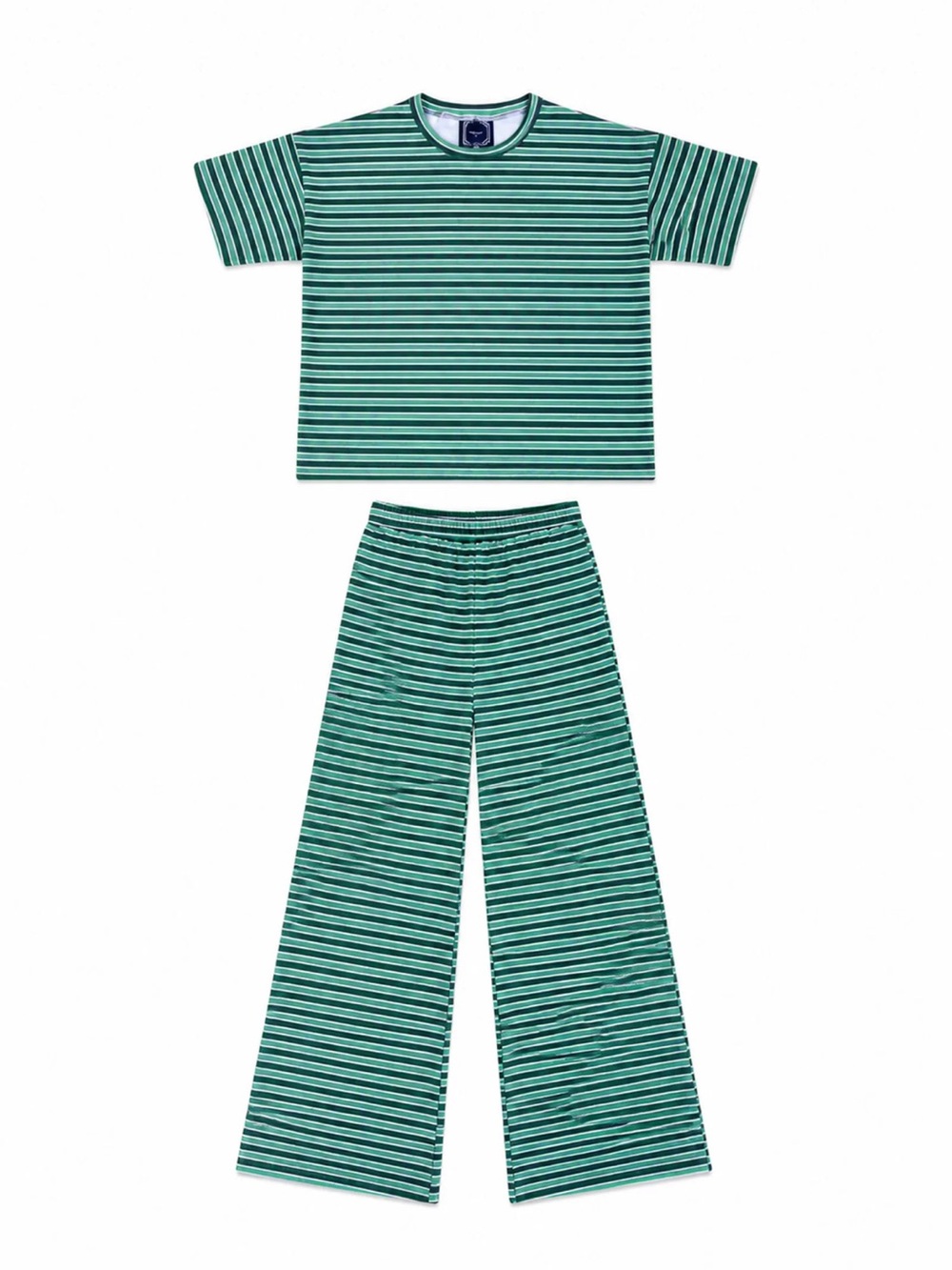 Lovey Dovey Lovey Set: Green Stripe